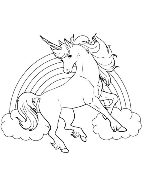 Desene De Colorat Cu Unicorni