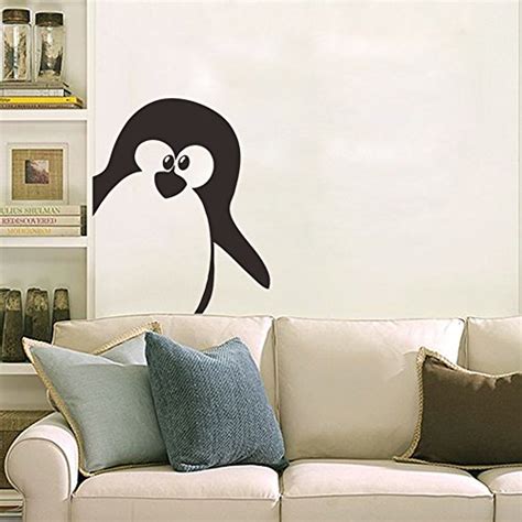 Penguin Wall Decals Kritters In The Mailbox Penguin Wall Decal