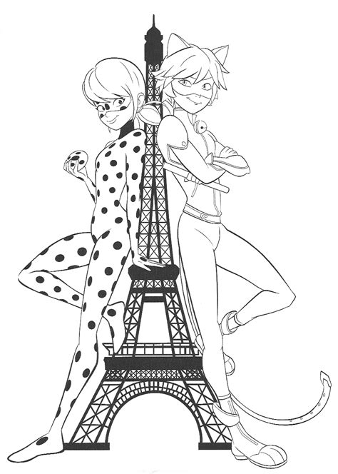 Miraculous Ladybug Coloring Pages Printable
