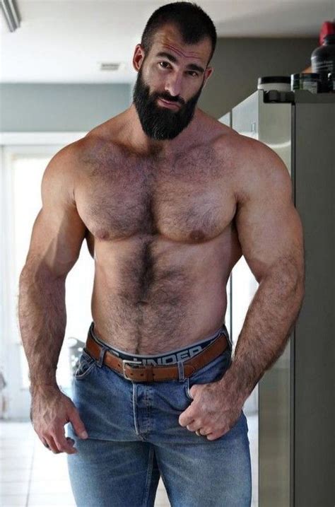 Big Man Bearded Men Hot Shirtless Men Muscular Men