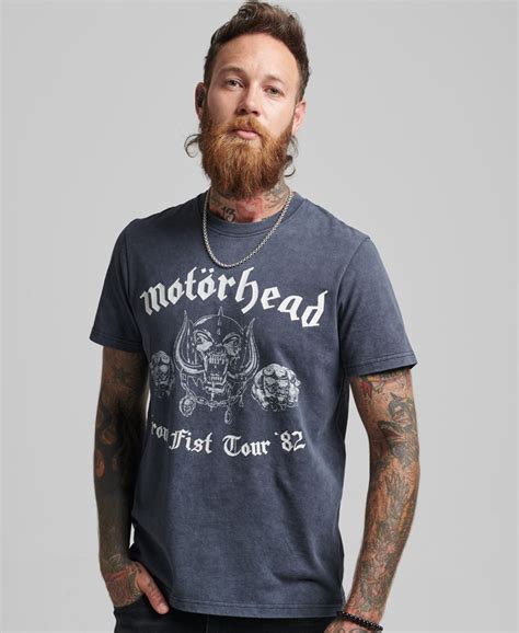 Homme T Shirt Motörhead X Superdry En édition Limitée Noir Superdry Fr