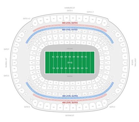 Ravens Stadium Seating Chart Seating Charts Fedex Field Vivint