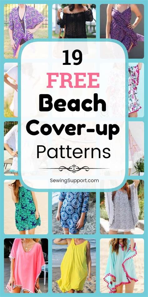 19 Free Patterns For Beach Cover Ups Sewing Projects Clothes Beach