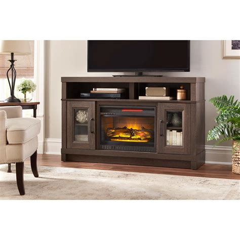 Walker edison w58fp18es fireplace tv stand 16. Electric Fireplace TV Stand 54 in. Freestanding LED ...