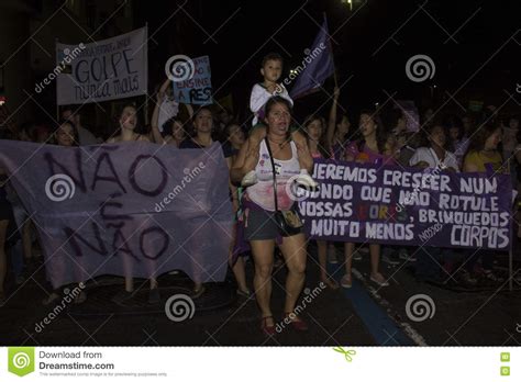 Women Do Act Against Gang In Rio Editorial Photography Image Of Sexism Janeiro 72328152