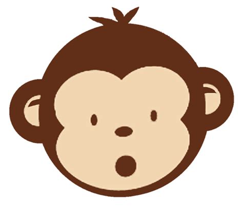 Cute Monkey Face Clipart 3 Wikiclipart