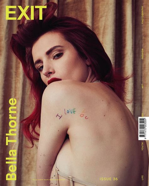 BELLA THORNE On The Cover Of Exit Magazine Issue 36 HawtCelebs