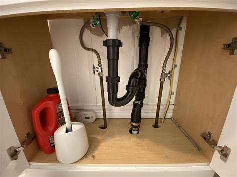 Options For Bathroom Vanity Where Pipes Come Up Through Floor R