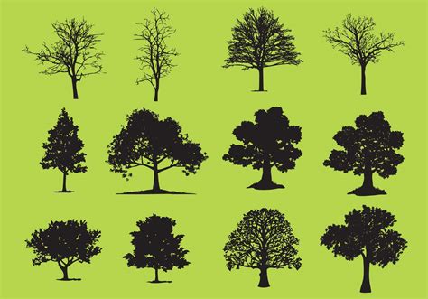 Trees Free Vector Art 12711 Free Downloads