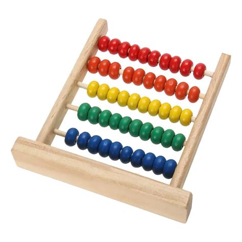 Wooden Beads Abacus Counting Numbers Maths Educational Children Kid
