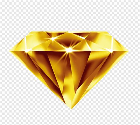 금 보석 다이아몬드 옐로우 디자이너 금 옐로우 다이아몬드 푸른 삼각형 png PNGEgg