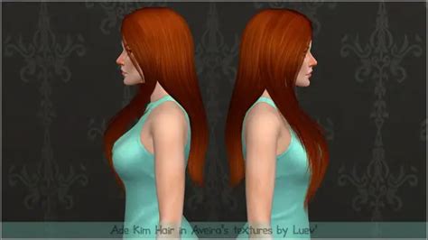Mertiuza Ade Darma`s Kim Hair Retextured Sims 4 Hairs