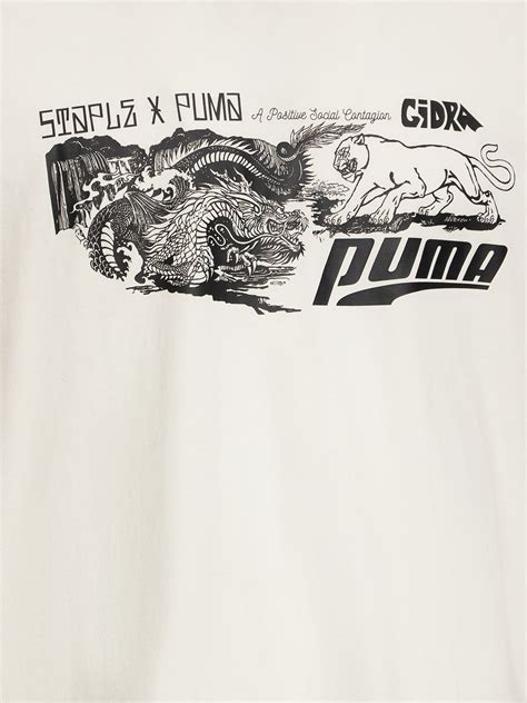 Puma Staple T Shirt In White Modesens