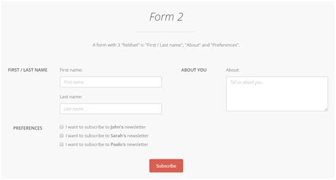 Bootstrap 4 Fieldset 3 Examples Free Templates Azmind