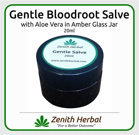 Bloodroot Salve With Dmso Deep Tissue In Glass Jar 25ml Glass Jars
