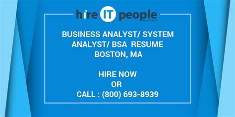Land your dream job with the perfect resume employers are looking for! Business Analyst/System Analyst/BSA Resume Boston, MA ...