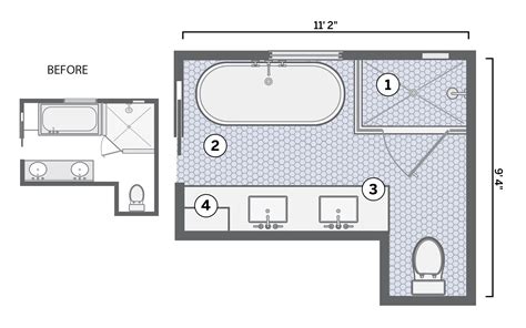 Narrow Master Bath Floor Plans Floor Roma