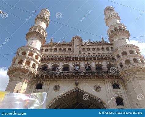 Charminar A Historical Monument At Hyderabad Stock Image Image Of Attraction Charminar