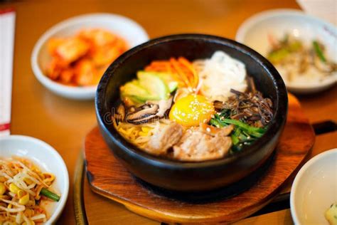 Korean Food Variety Of A Different Delicious Korean Dishes