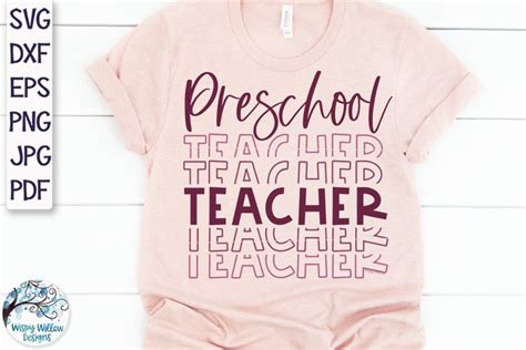 Preschool Teacher Svg Teacher Shirt Svg