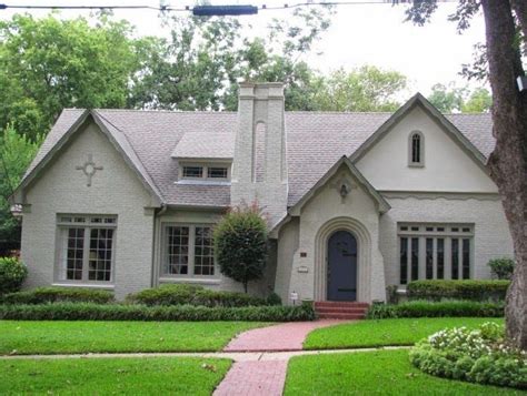 Painted ruins of two story brick mansion. Trend Watch: Painted Brick Exteriors | Painted brick ...