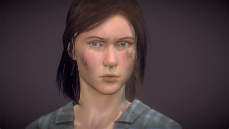 Ellie Fan Art The Last Of Us 2 3d Model By João Lacerda Panc0