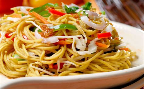 Dried chinese noodles are tossed with a spicy sauce made of szechuan peppercorns and hot chili oil and often ground meat. Mix Noodles - Deli Bite Catering