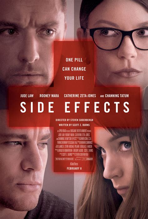 Side Effects 2013 Movie Trailer 2 Poster Rooney Mara Jude Law Filmbook