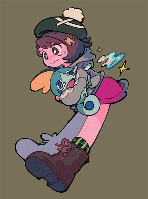 Gloria And Sobble Pokemon And 1 More Drawn By Okko19 Danbooru
