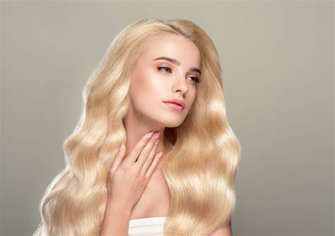 Stock Photo Beautiful Girl With Wavy White Hair 03 Free Download