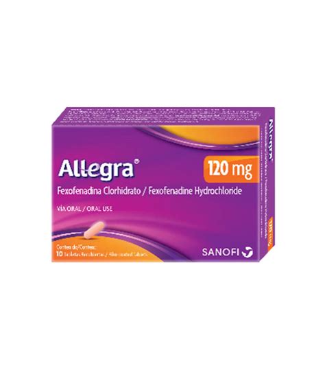 Farmacia Universal Allegra 120 Mg X 10 Tabletas