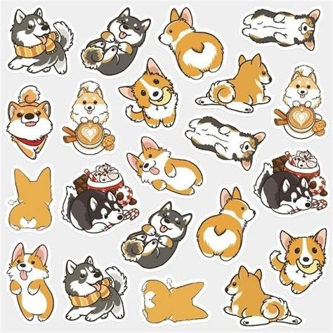 Sticker Sets 1 Pack In 2020 Cute Stickers Dog Stickers Print Stickers