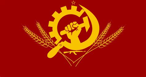 redesign of my previous communist flag for pins flags shirts and related paraphernalia r