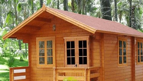 lihat desain rumah kayu minimalis terbaru nyaman gambar