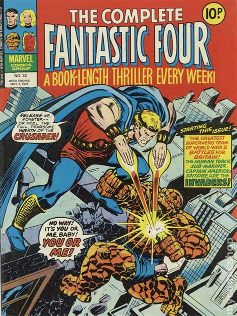 Complete Fantastic Four Uk 1977 1978 Marvel Uk Comic Books