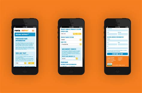 Fares will be loaded onto your card in 24 hours or less. MARTA FastPass Responsive Website on Behance