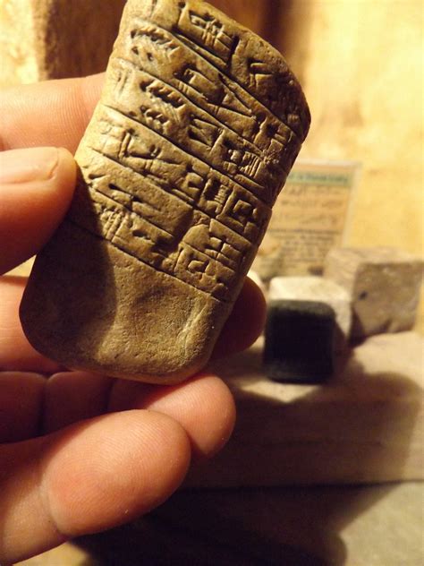 Sumerian Cuneiform Writing Tablets Replica Set Ancient Writing Of Mesopotamia