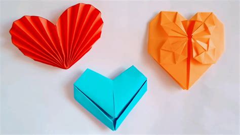 Origami De Corazones Fácil 😍para Cartas Youtube