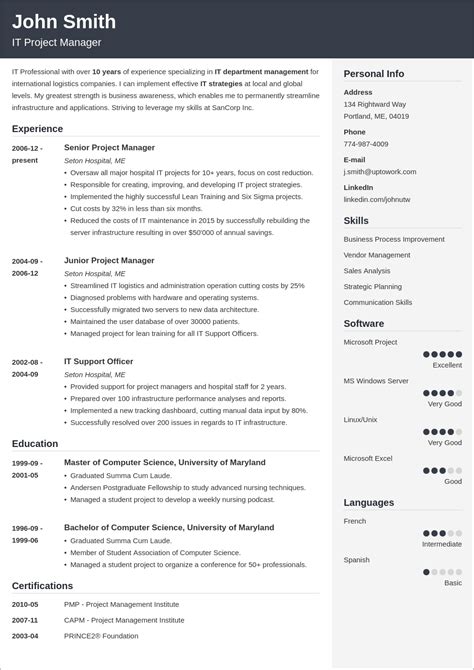 Resume Layouts Best Examples For 2024 Writing Tips