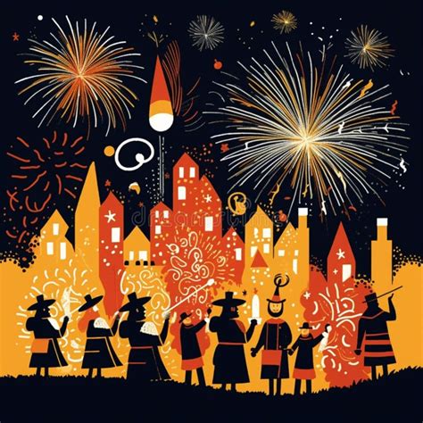 Remembering The British Tradition Of Guy Fawkes Night With Fireworks