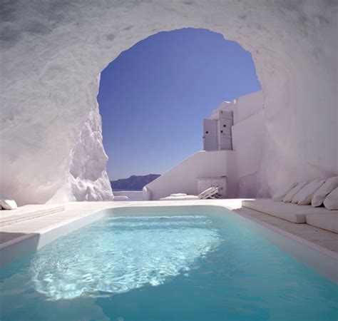 Jena Announce Natural Pool Santorini Greece