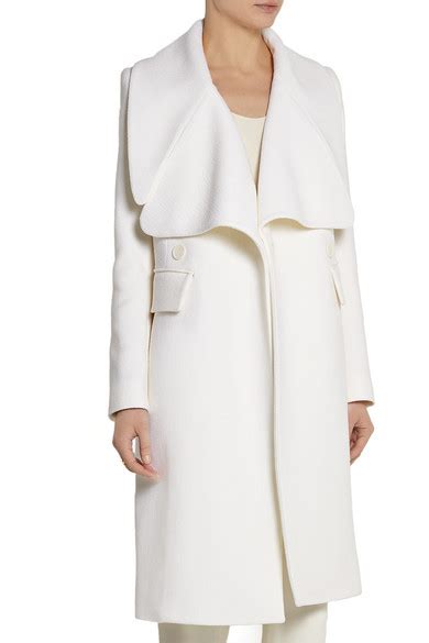 Chloé Double breasted wool blend crepe coat NET A PORTER COM