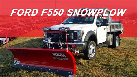 Ford F550 Snowplow Truck Snow And Ice Unit Coughlin Cars Youtube
