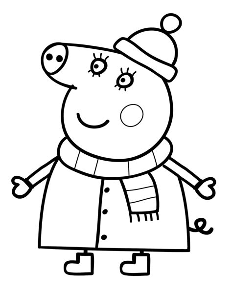 Peppa pig is the main character of the british animated series for kids. FUN & LEARN : Free worksheets for kid: Peppa Pig Coloring ...