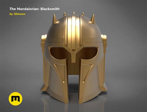 The Mandalorian Blacksmith Helmet 3demon 3d Print