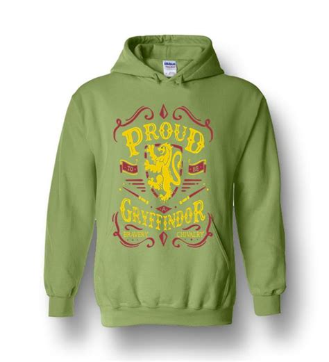 Proud To Be A Gryffindor Bravery Chivalry Heavy Blend Hoodie