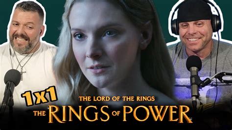 Rings Of Power 1x1 Reaction A Shadow Of The Past Youtube