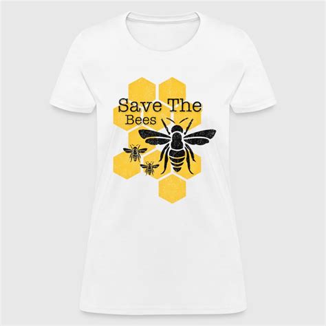 Honeycomb Save The Bees T Shirt Spreadshirt