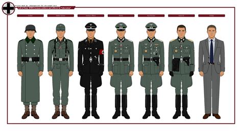 Call Of Duty Wwii German Soldiers And Officers By Danielrodri On