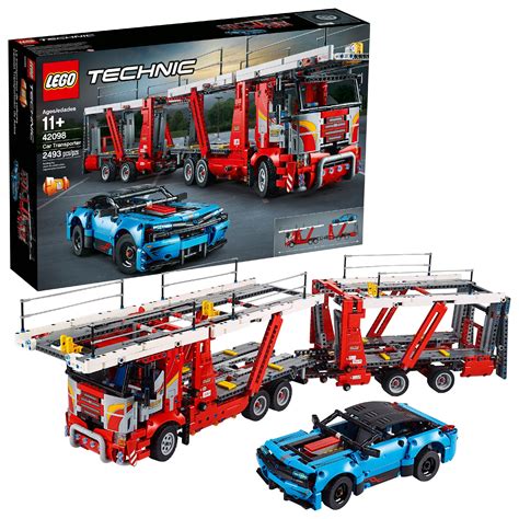 Lego Technic Car Transporter 42098 Toy Truck And Trailer Building Set